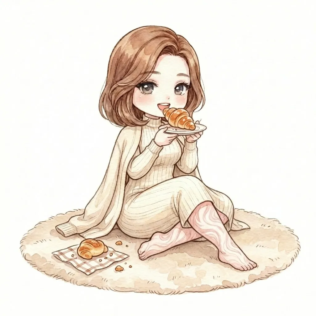 筋肉内脂肪型 隠れ霜降りミルフィーユ脚のイメージイラスト